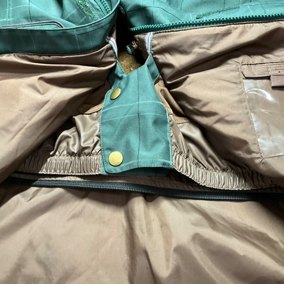 BURTON Dry Ride Faux Fur Lined Ski / Snow Coat Multi Zip Pockets Detachable Hood - Picture 11 of 16